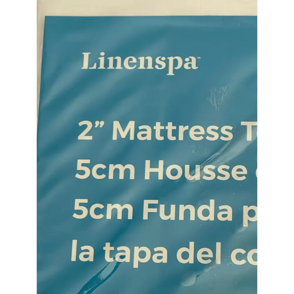 Linenspa 2 Inch Mattress Topper -Cover Full